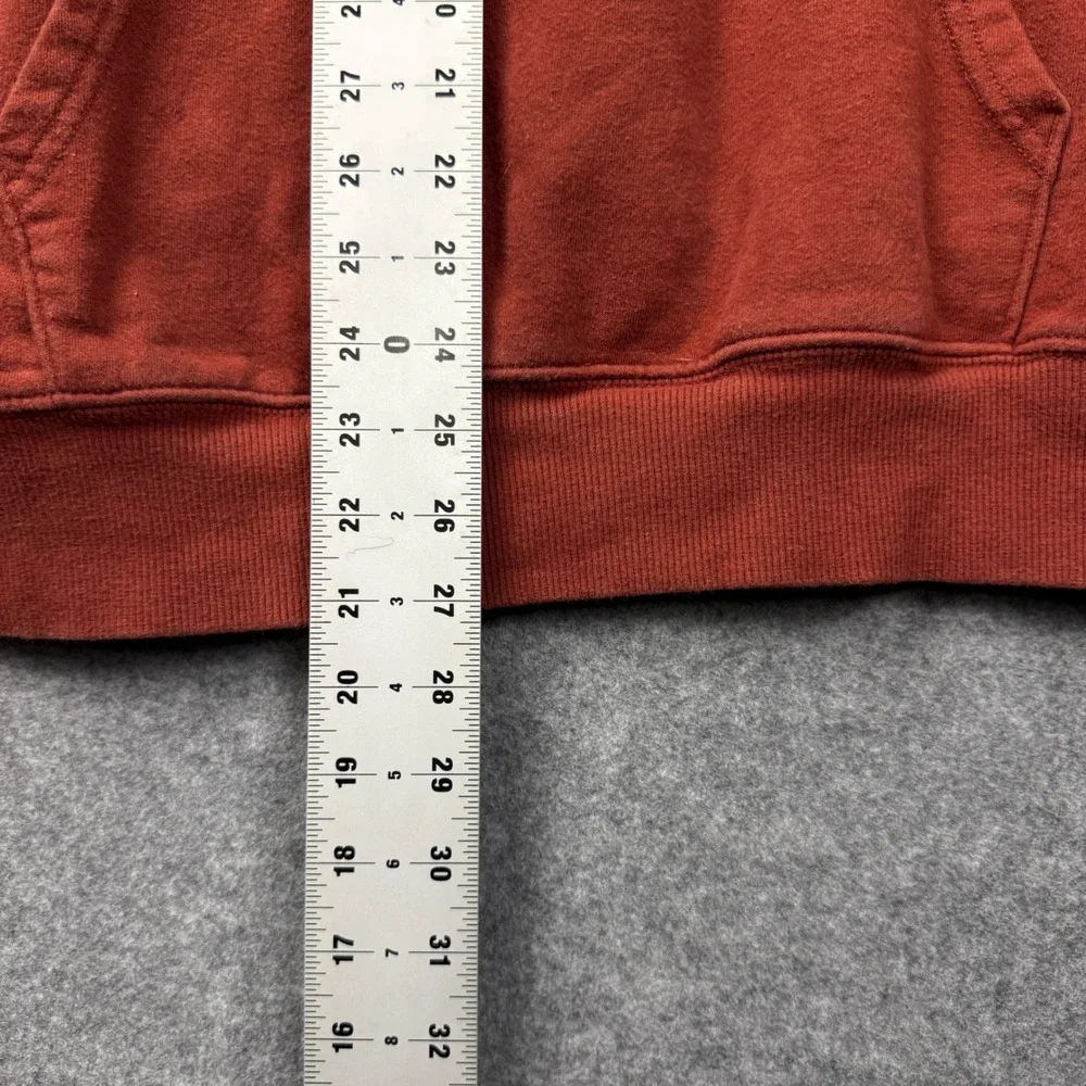 The North Face Mens‎ Large Half Dome Pullover Hoodie Burnt Orange Rust Logo
